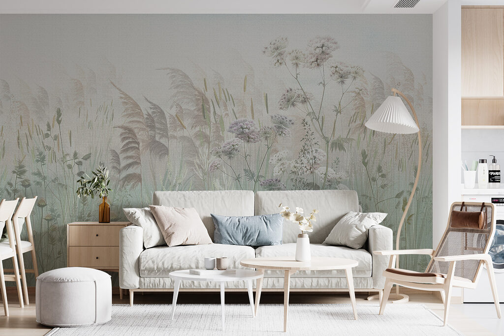 Field of grass and flowers Field of grass and flowers