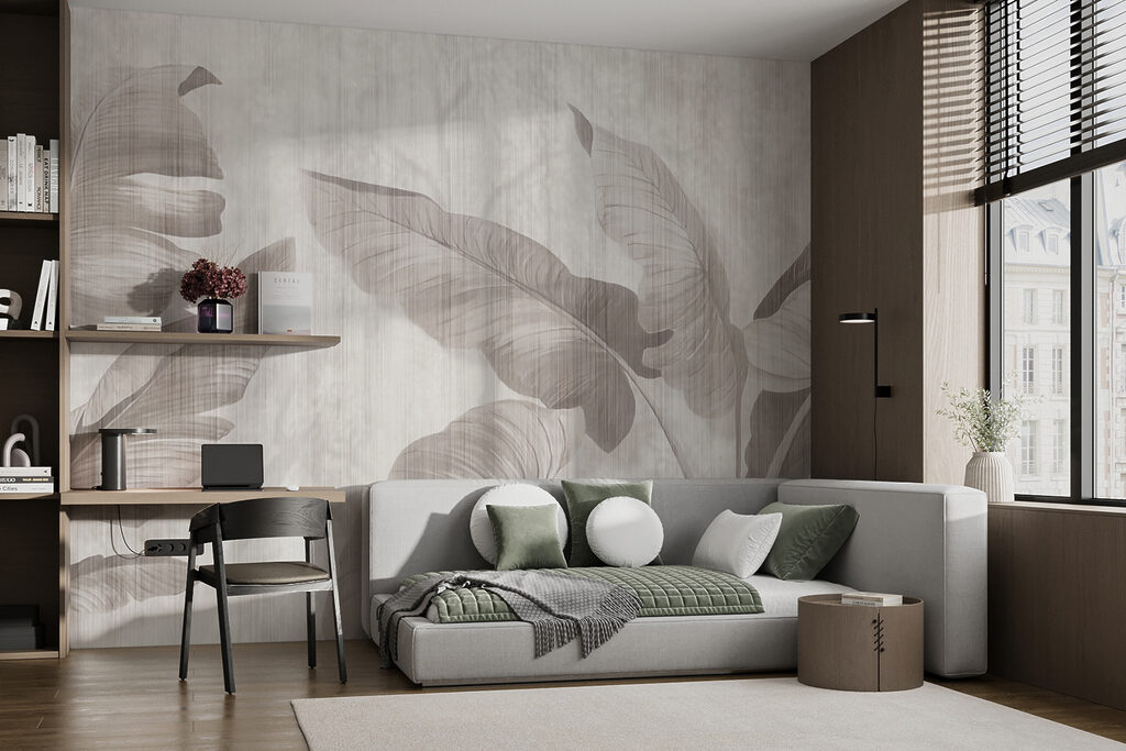 Elegáns botanikus levélminta semleges árnyalatokban u00299pib3r 1024x683 - Elegáns botanikus levélminta semleges árnyalatokban