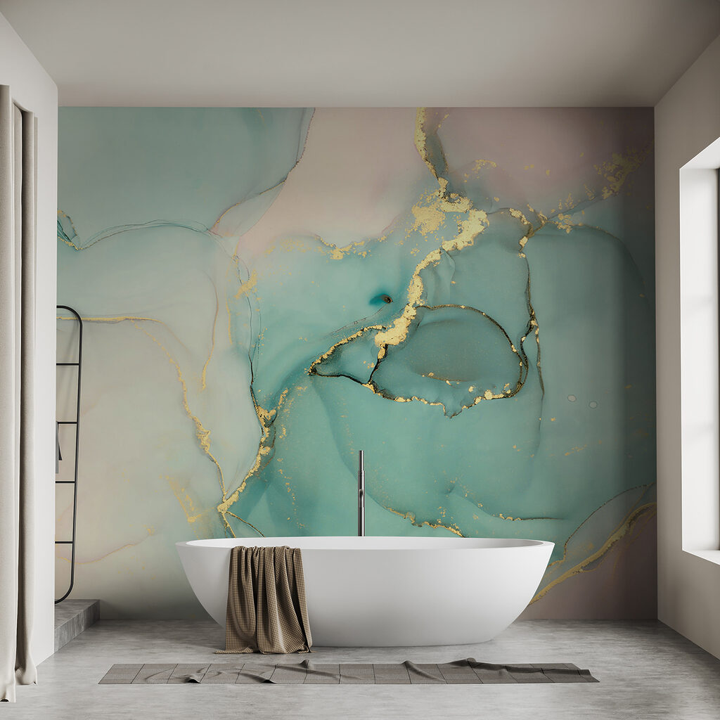 Abstract fluid art in soft colors Abstract fluid art in soft colors