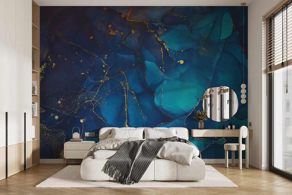 Azure Depths with Fleeting Sparkles Azure Depths with Fleeting Sparkles