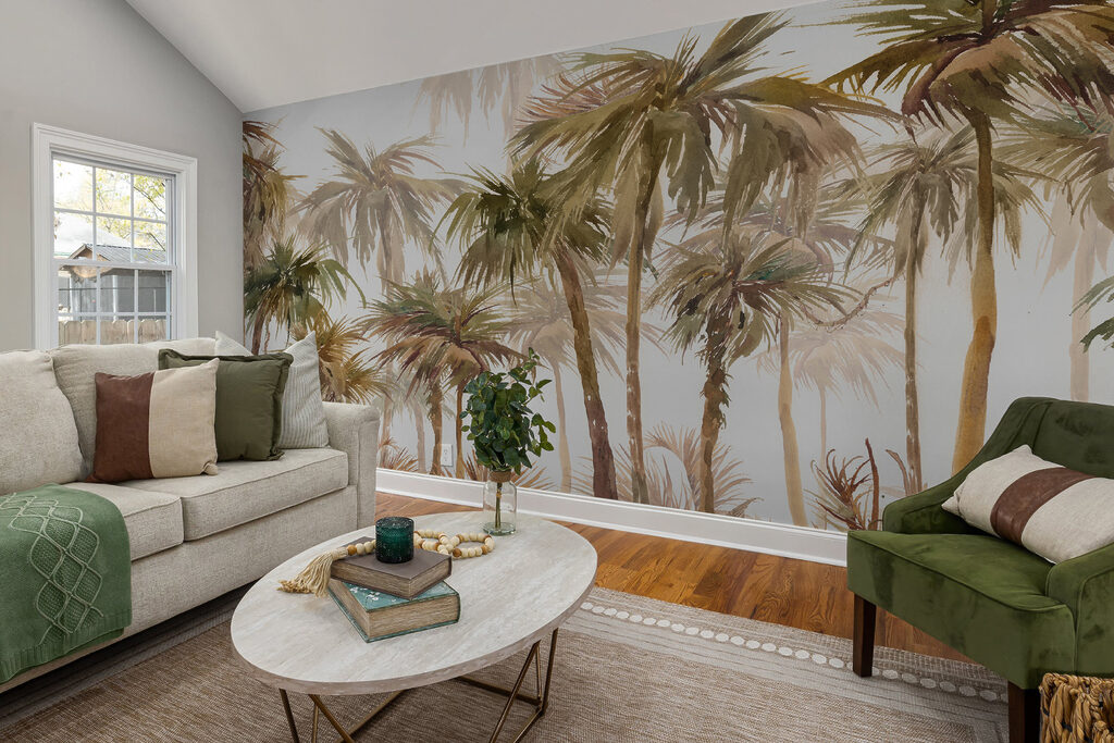 Group of palm trees Group of palm trees