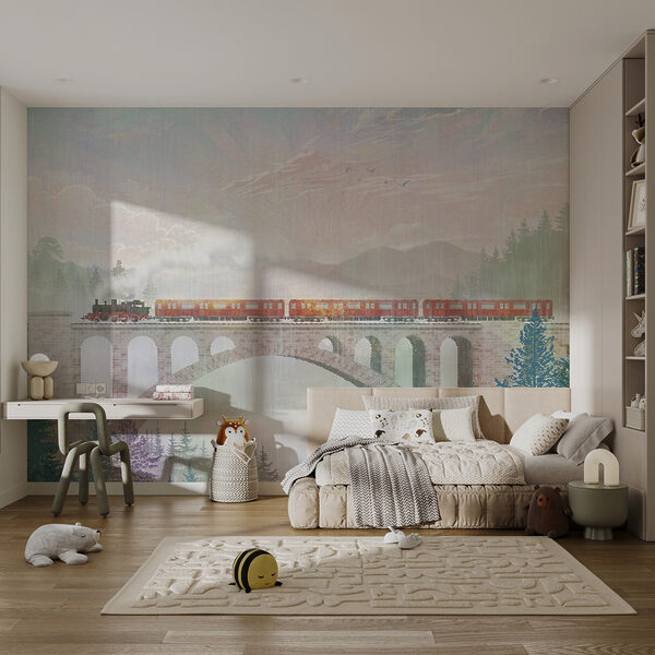 Train on a bridge Train on a bridge