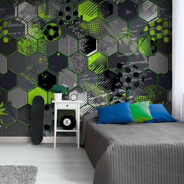 Hatszögek és focilabdák mintája u72779pir1ms 600x600 - Hatszögek és focilabdák mintája