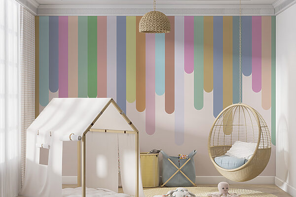 Színes függőleges vonalak fehér háttéren Színes függőleges vonalak fehér háttéren