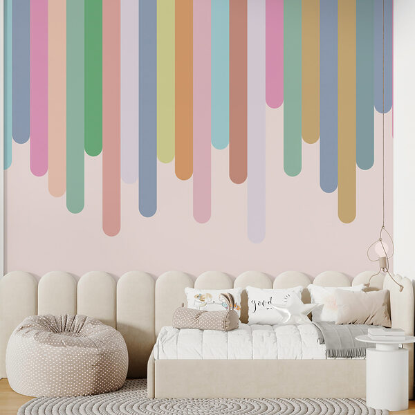 Színes függőleges vonalak fehér háttéren Színes függőleges vonalak fehér háttéren