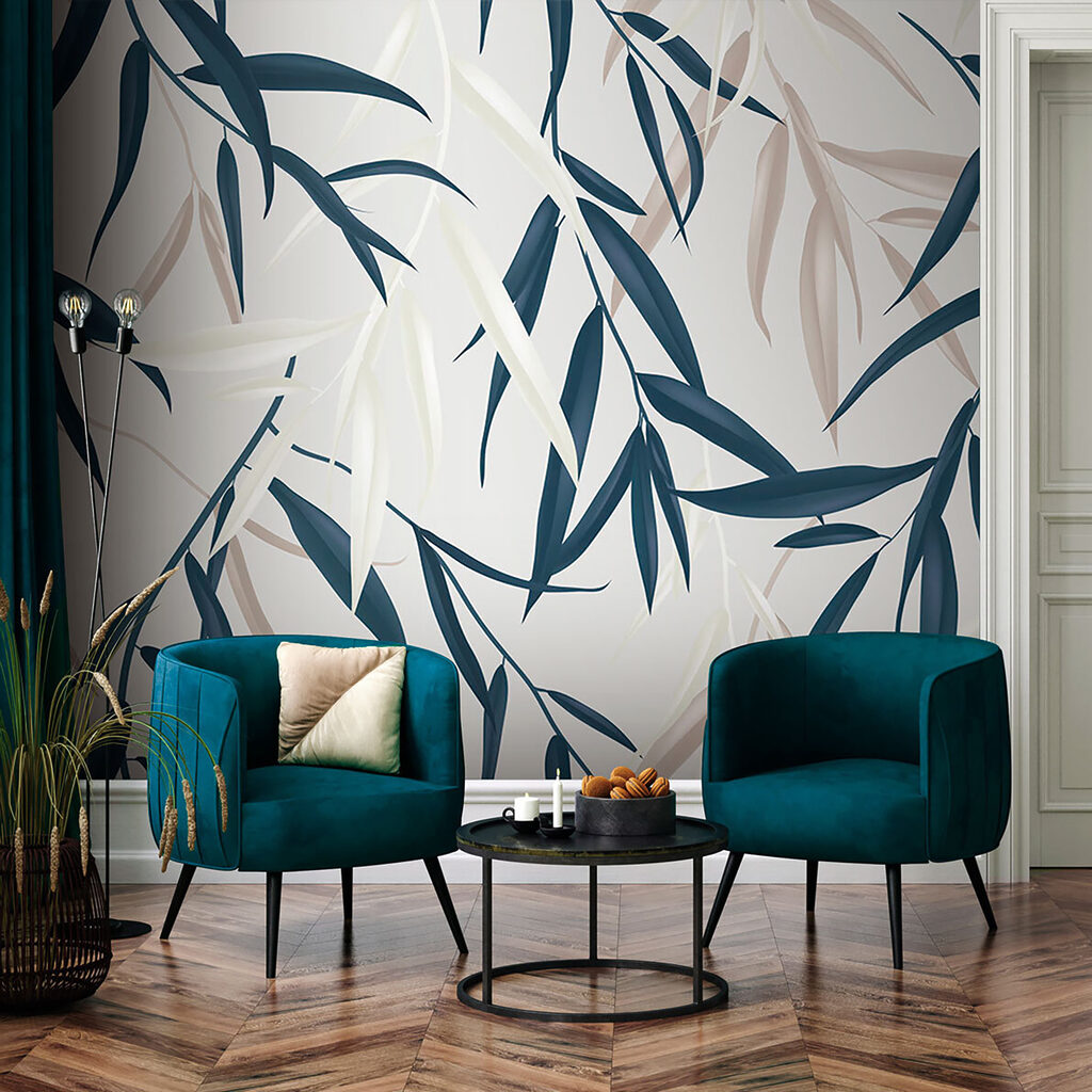 Elegant foliage in soft colors