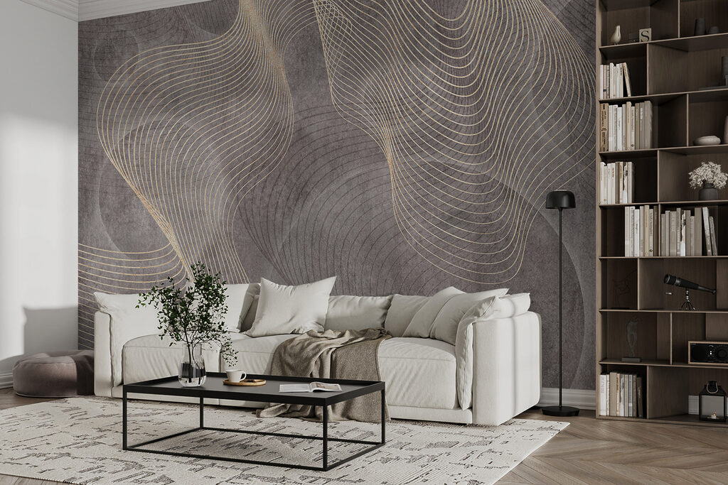 Elegant lines on textured background Elegant lines on textured background