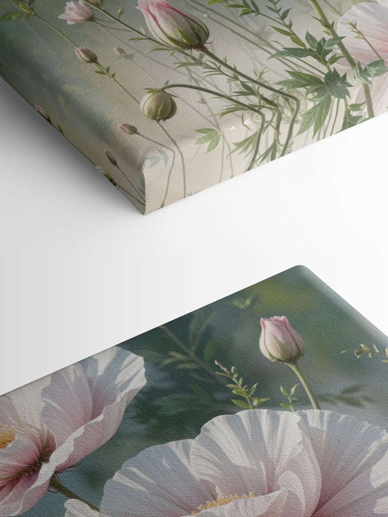 Group of white flowers Group of white flowers