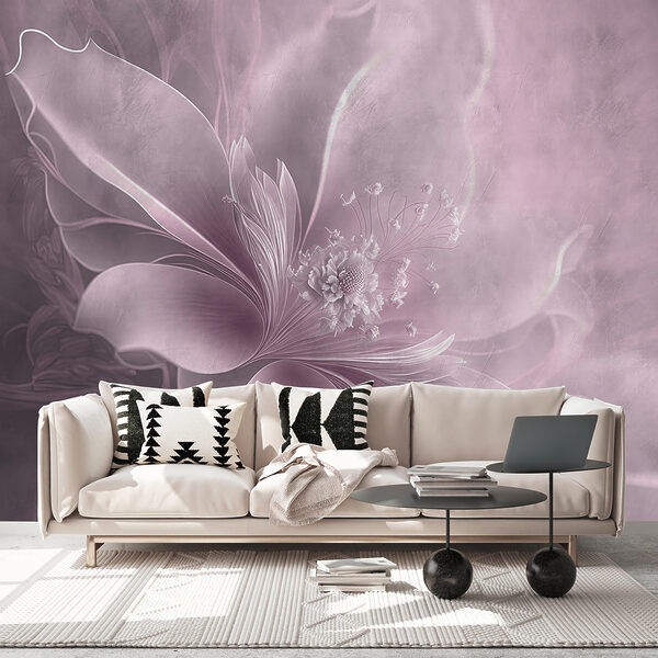 Delicate flower in soft pastel hues Delicate flower in soft pastel hues