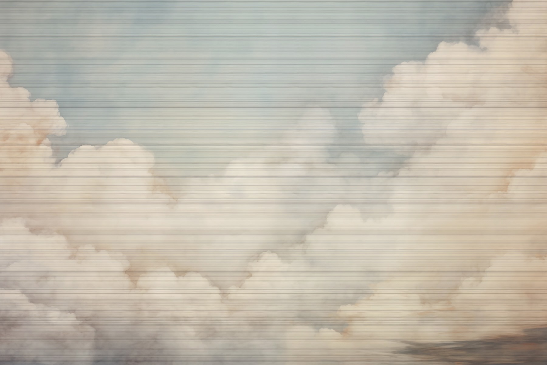 White clouds in the sky