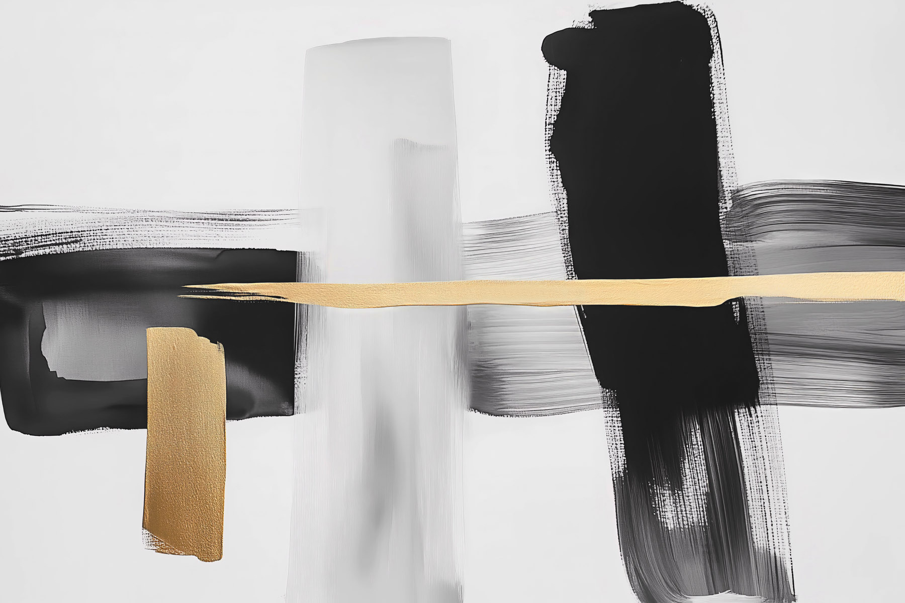 Black and white painting