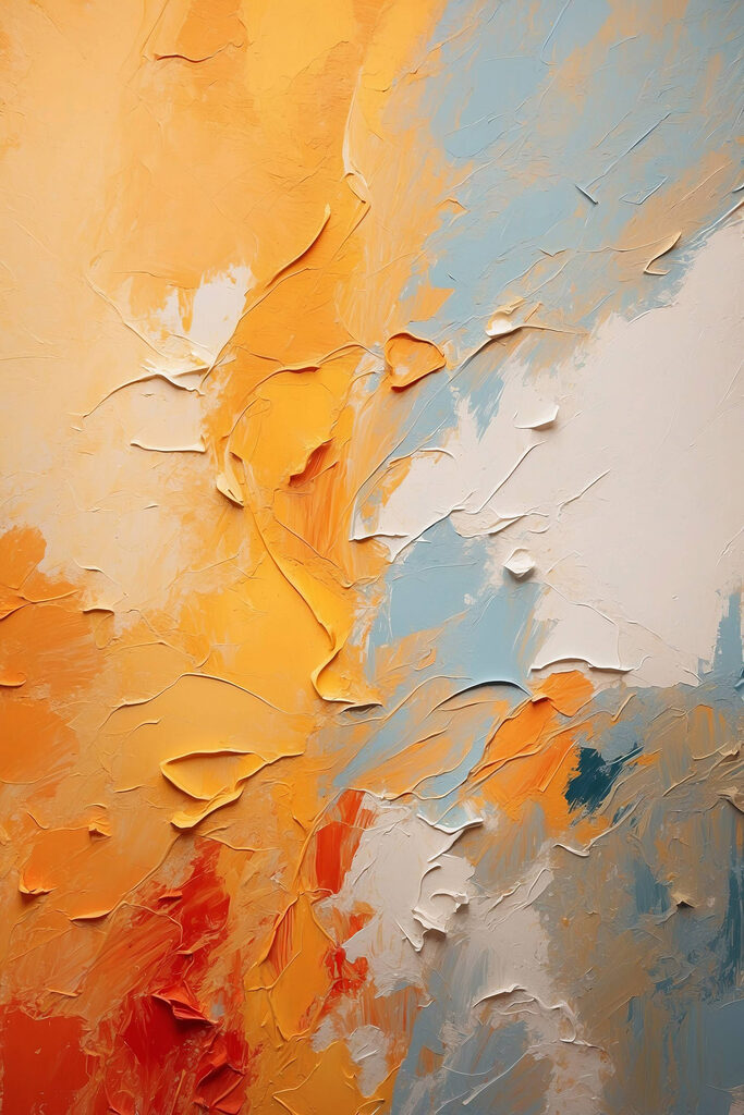 Vibrant hues in textured harmony