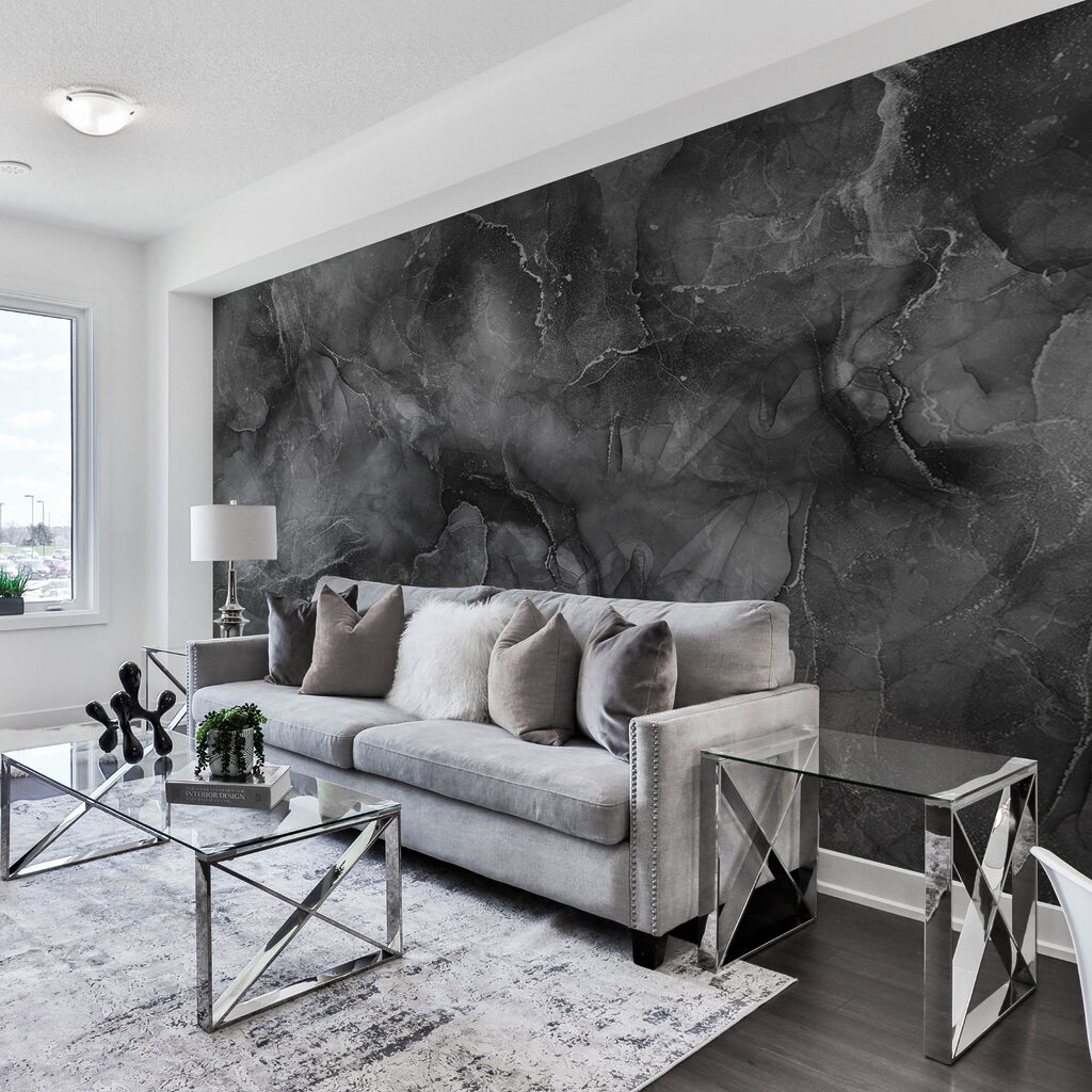 Elegant shades of gray abstract design
