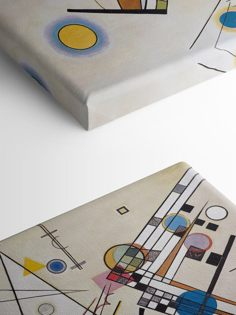 A painting of a variety of colors