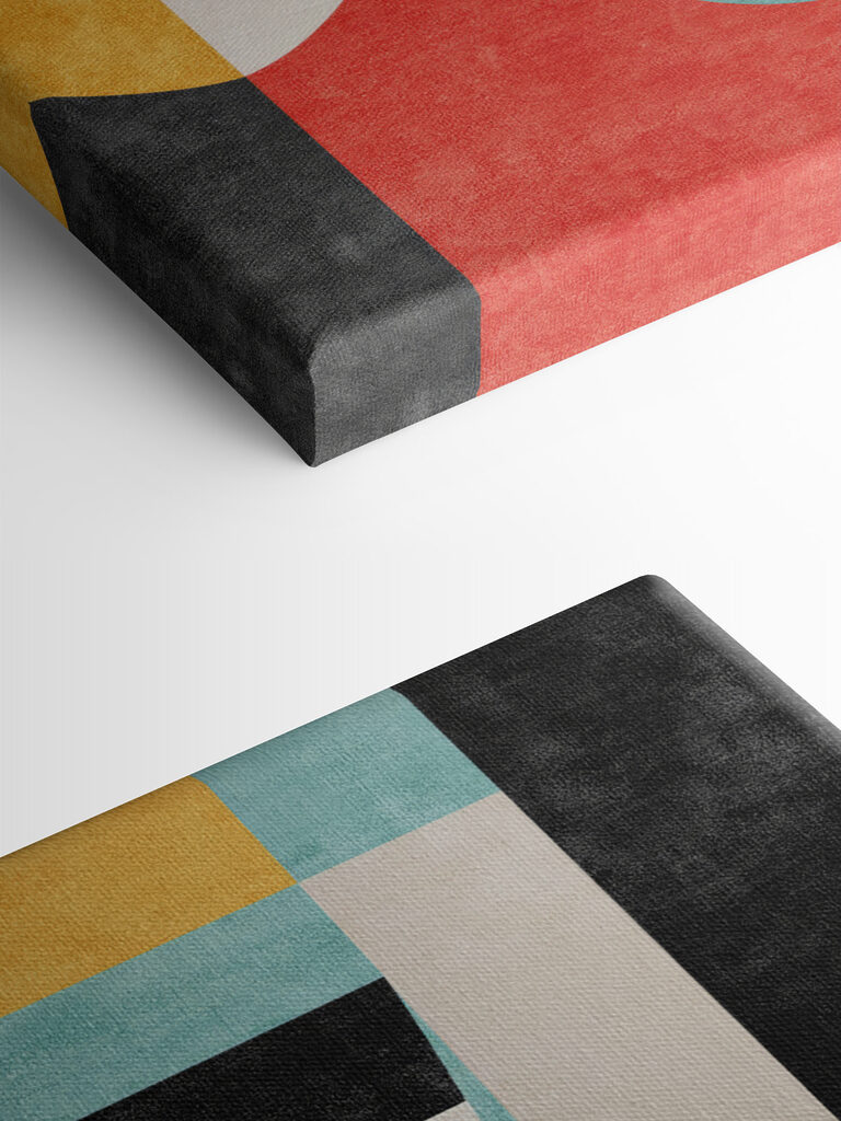 A colorful art piece with text A colorful art piece with text