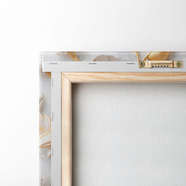 Elegáns virágos design krém és bézs színben Elegáns virágos design krém és bézs színben