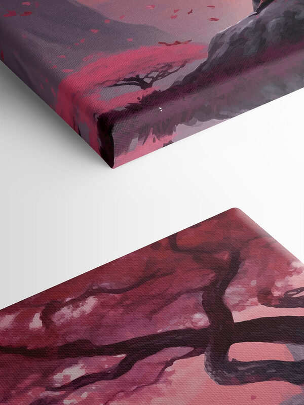 A man sitting on a rock with a sword