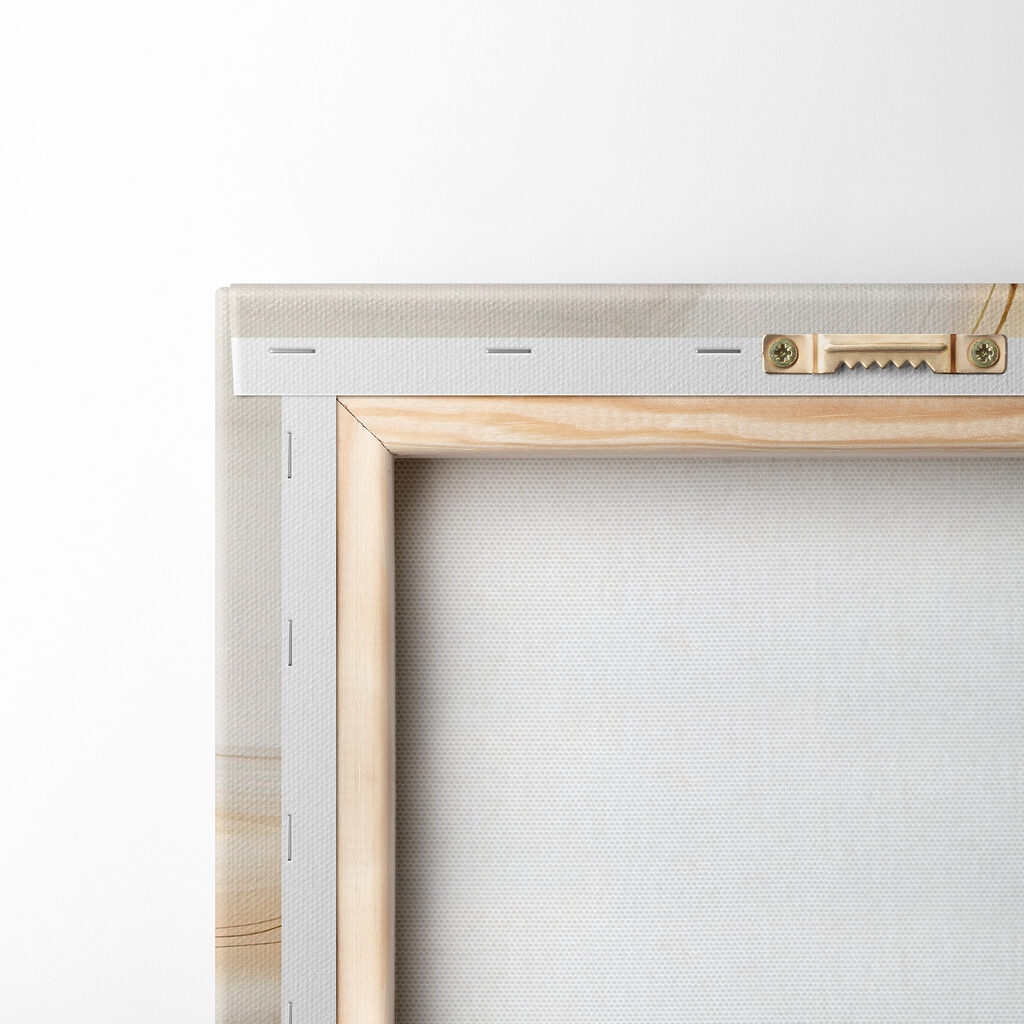 Elegant swirls of cream and amber