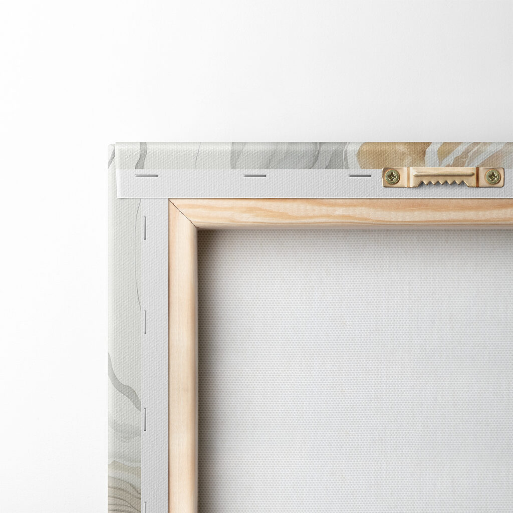 Elegant Swirls of Cream and Amber