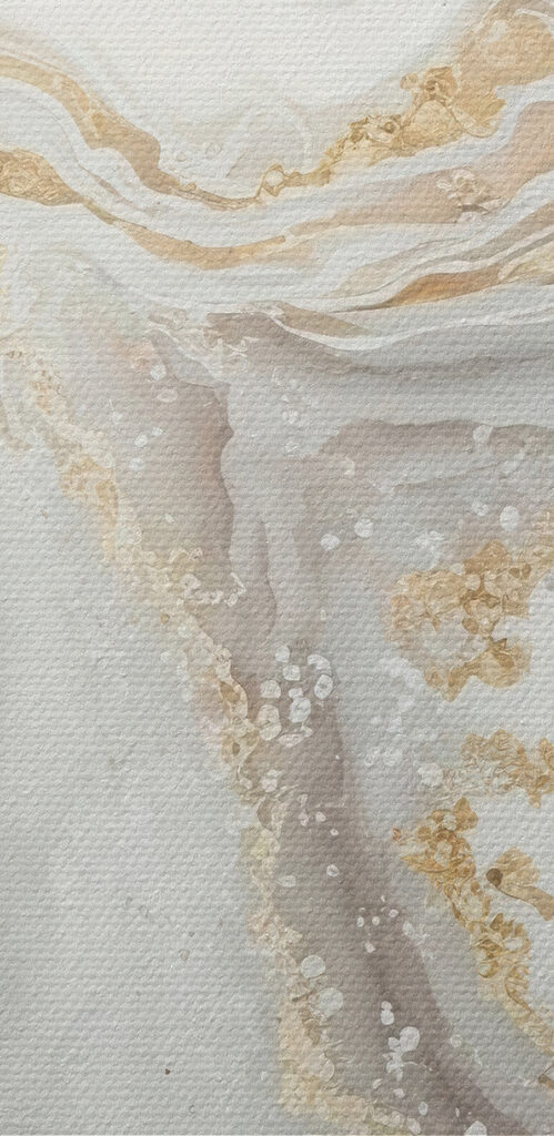 Elegant Swirls of Cream and Amber