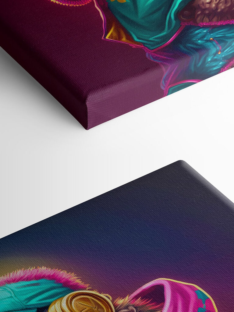 A monkey wearing a hat and sunglasses