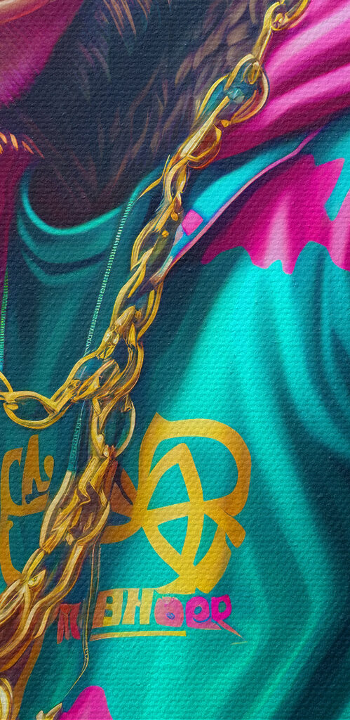 A monkey wearing a hat and sunglasses