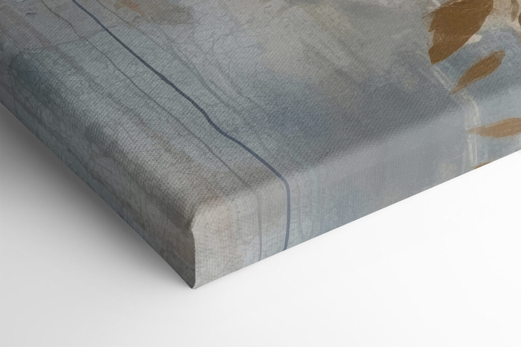 A painting of a flower