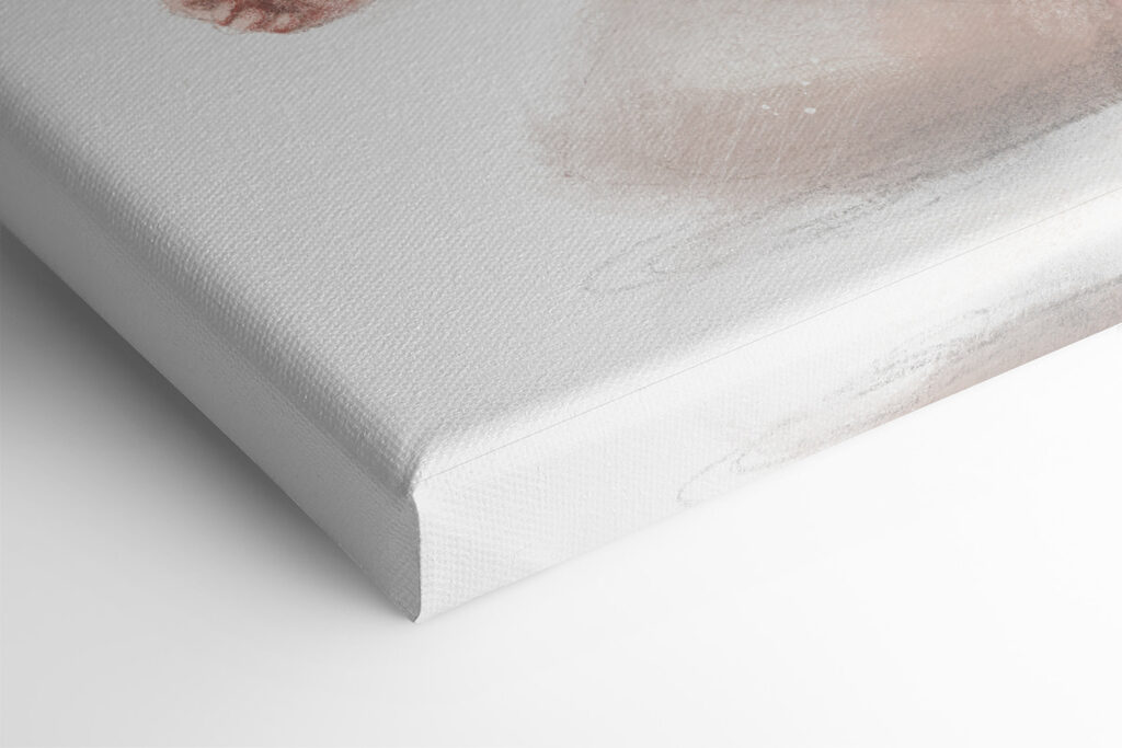 A cartoon of a bunny with flowers on its head