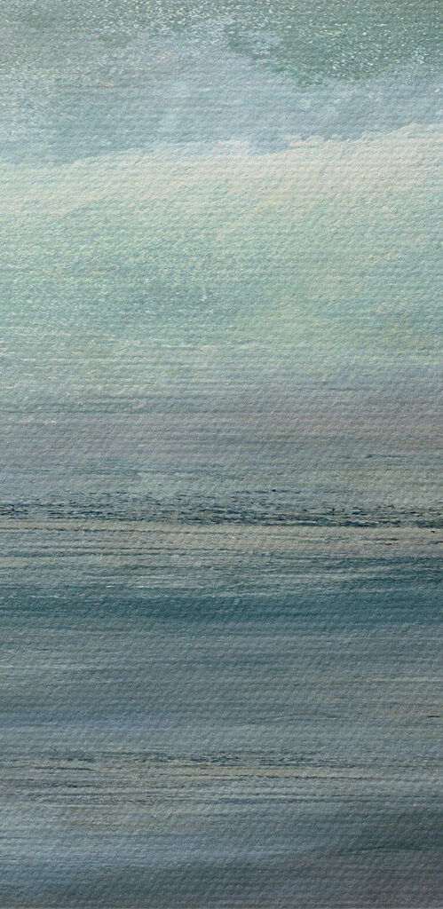 A painting of a beach A painting of a beach