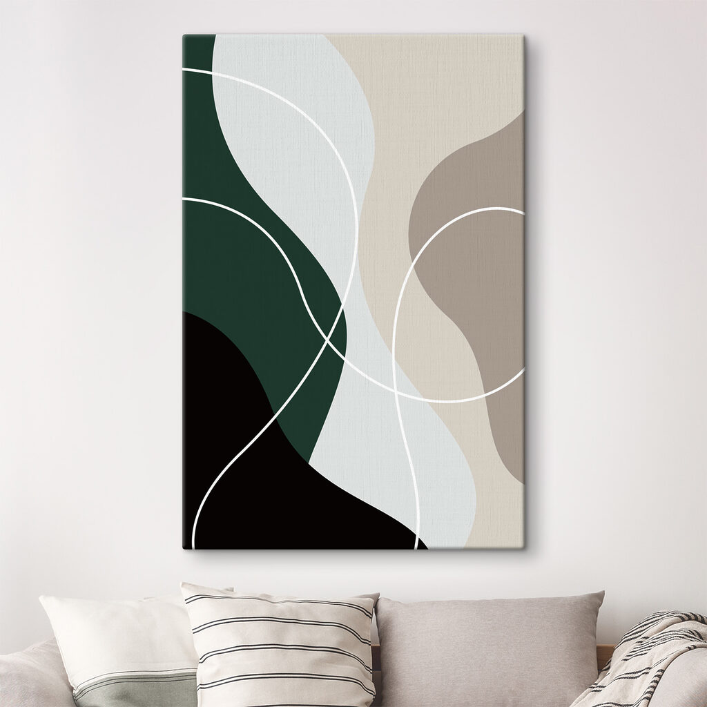 A colorful background with white lines A colorful background with white lines