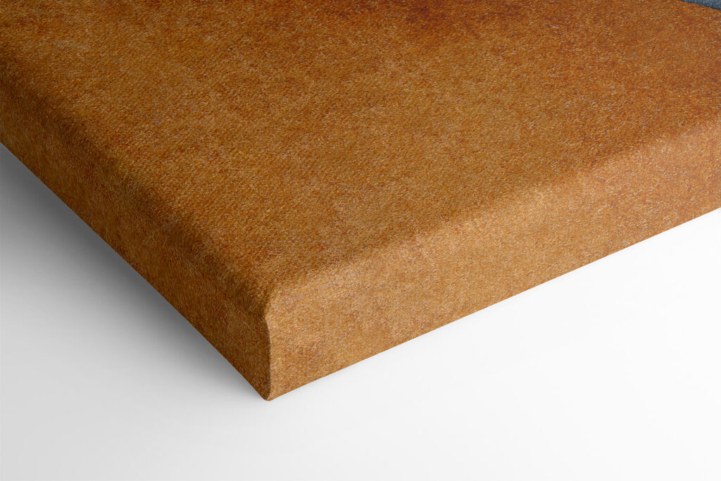 A painting of different shapes and colors