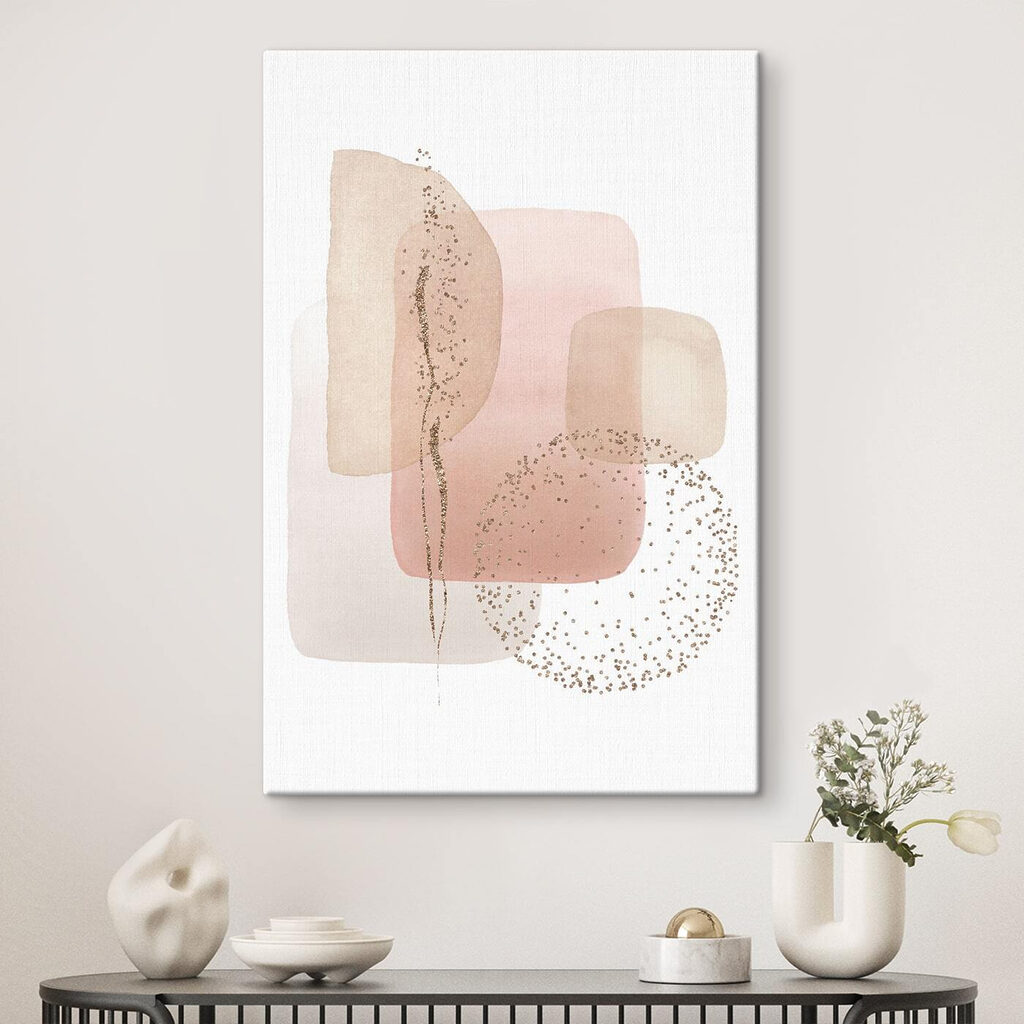 A watercolor painting of squares and dots A watercolor painting of squares and dots