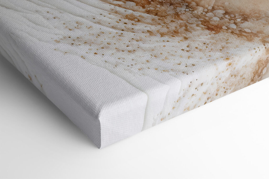 A blue and white watercolor painting