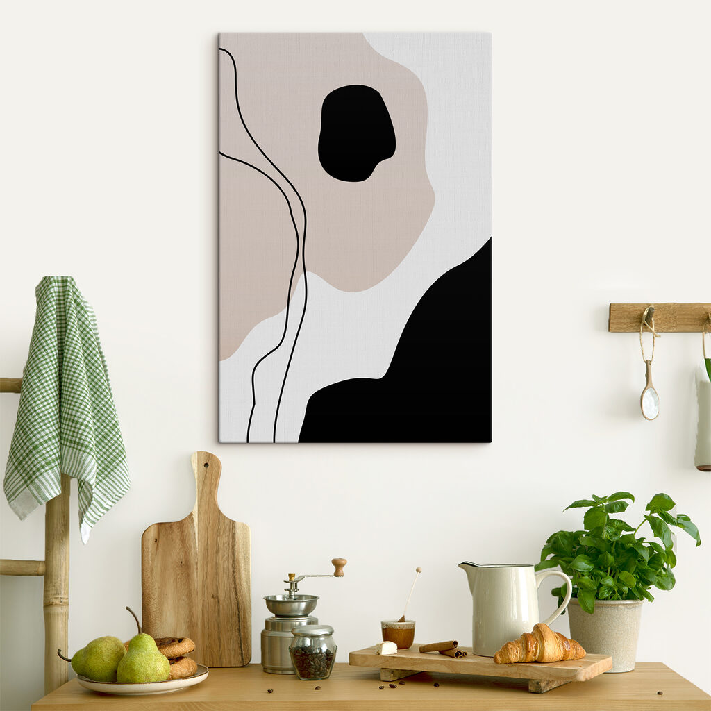 A black and white pattern