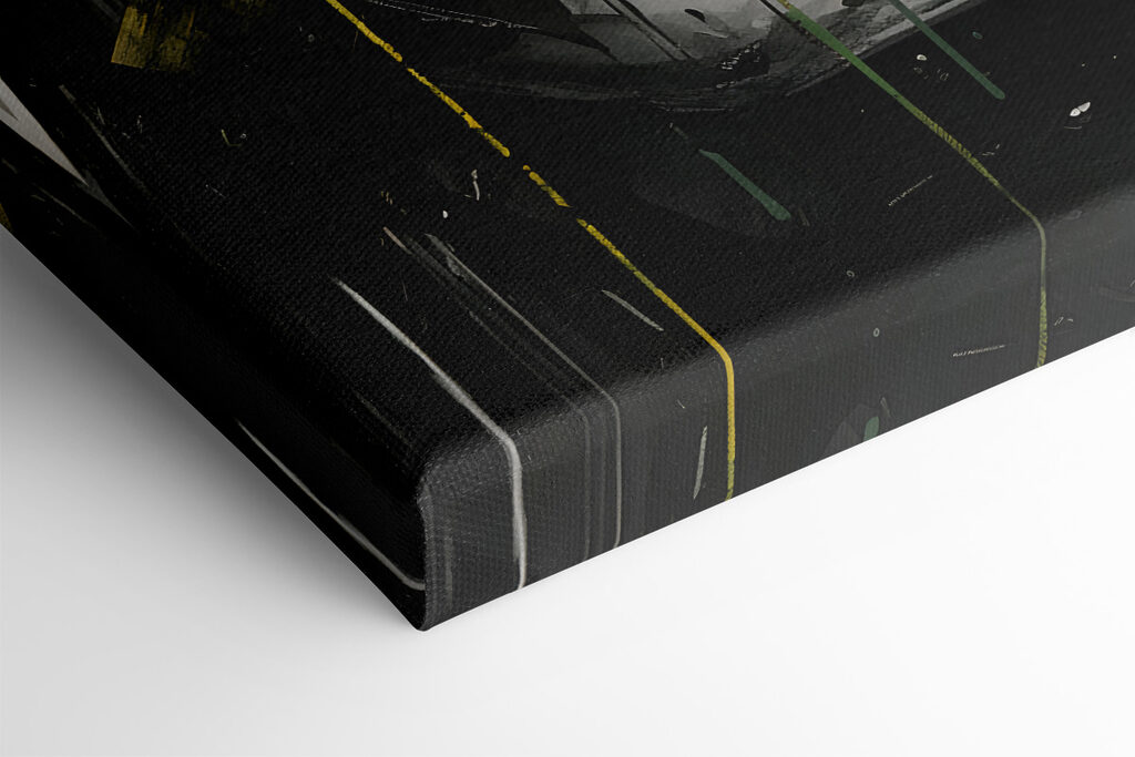 A painting of a woman's face