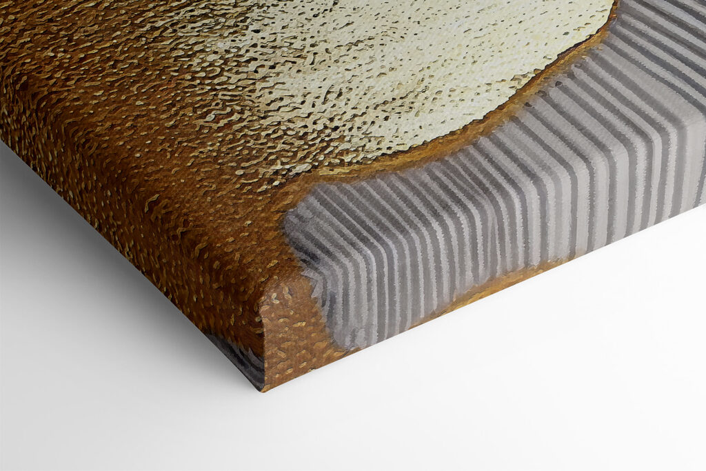 A close up of a painting A close up of a painting