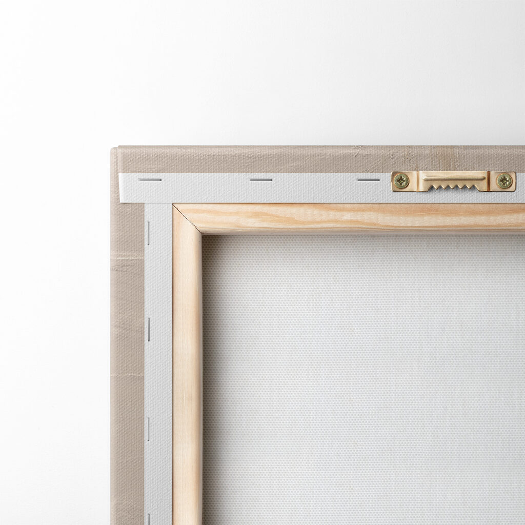 A white and brown paint on a wall