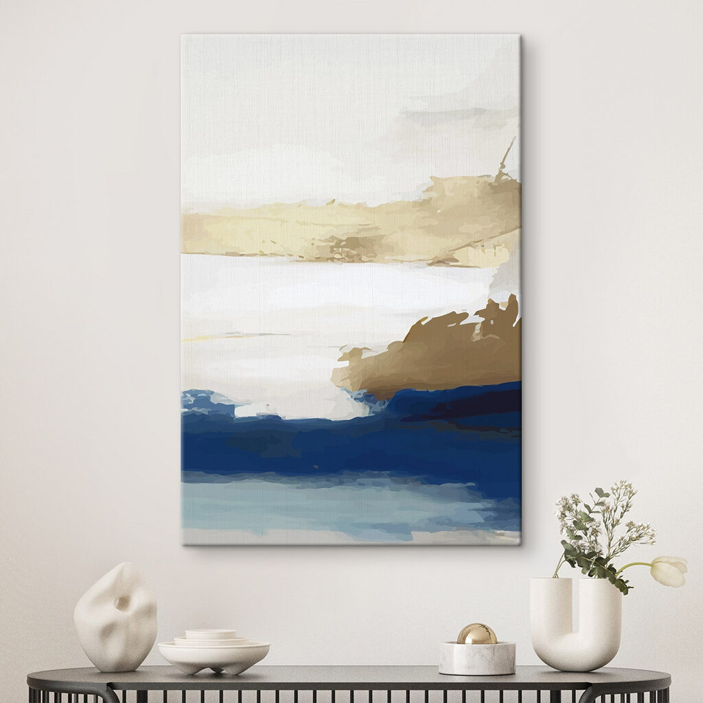 A blue and white sky