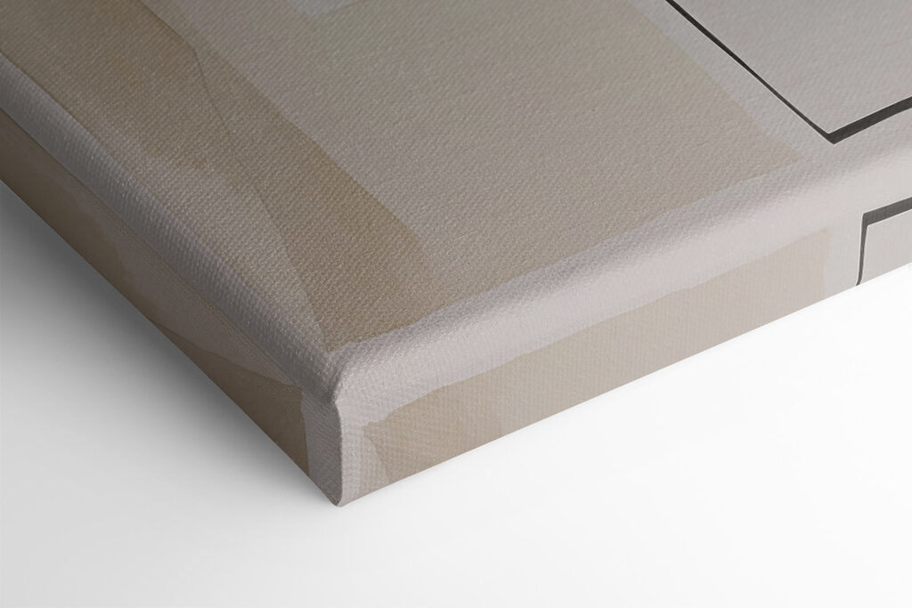 A black and white piece of art