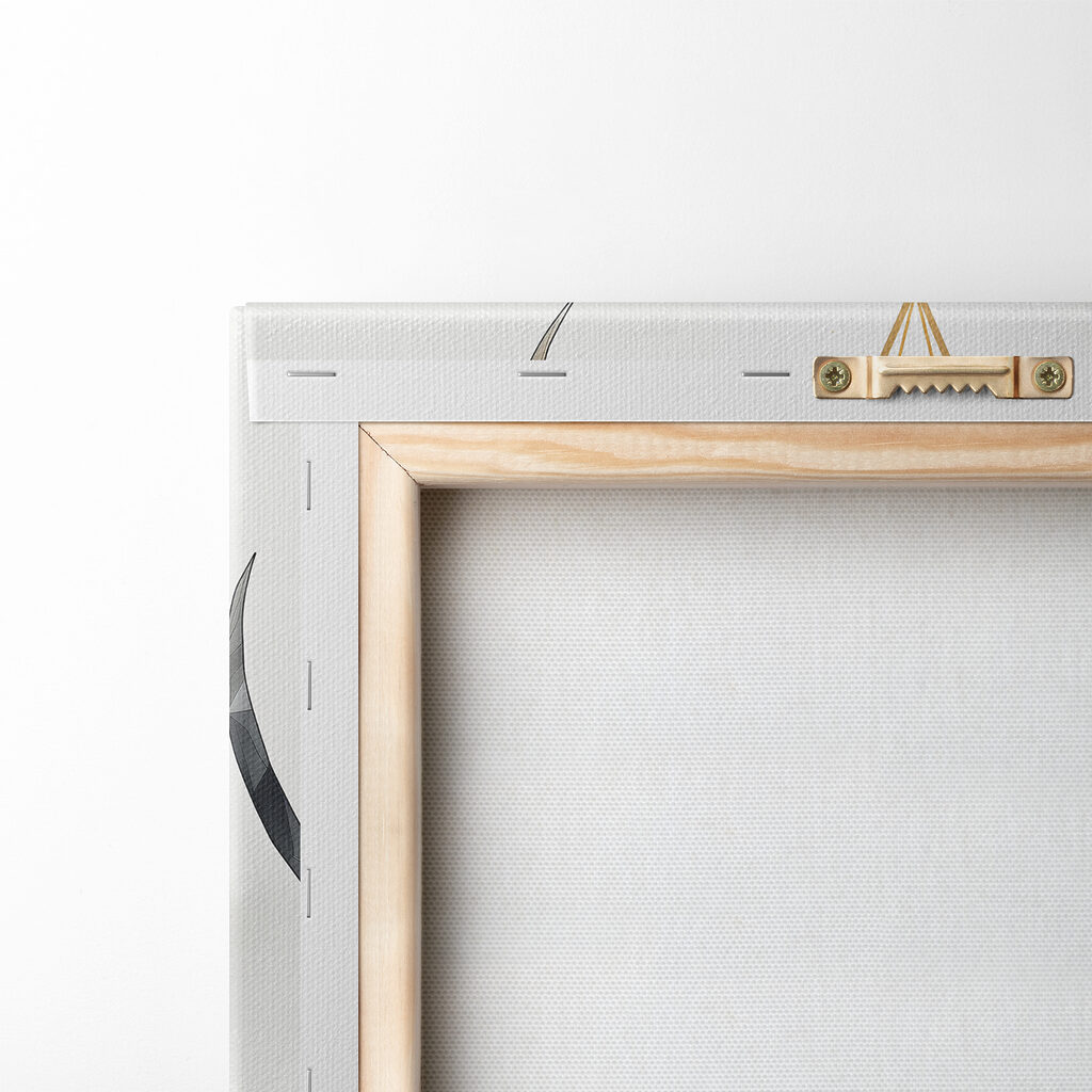 A painting of a deer with antlers