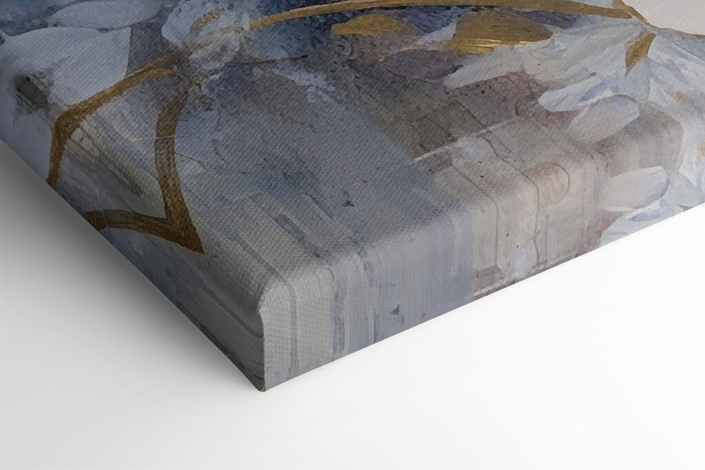 Floral Elegance in Blue and White