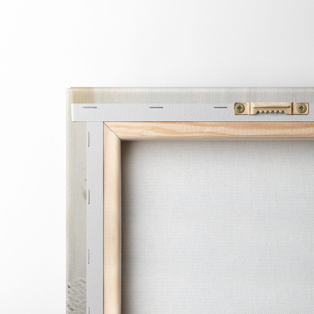 A painting of white flowers