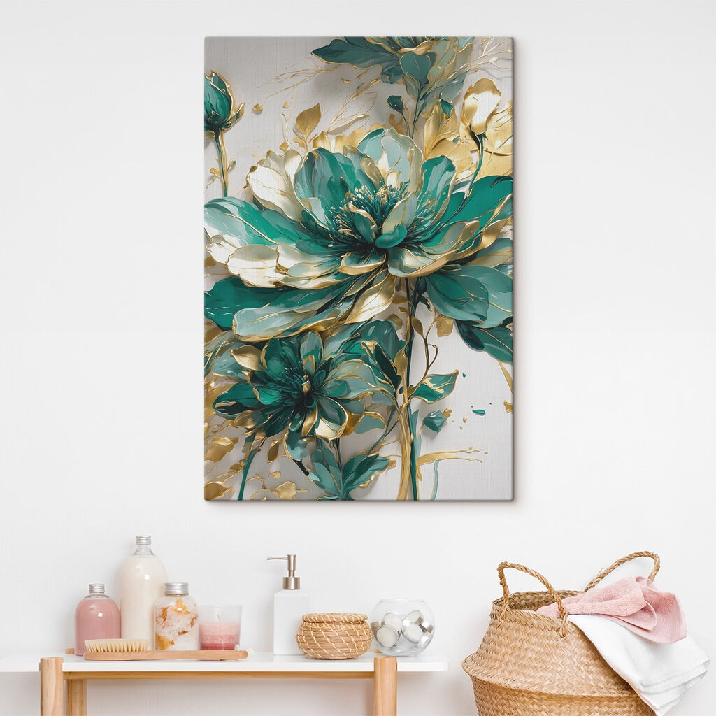 A close up of a flower