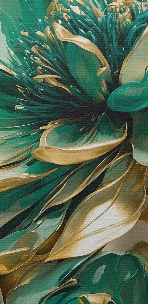 A close up of a flower