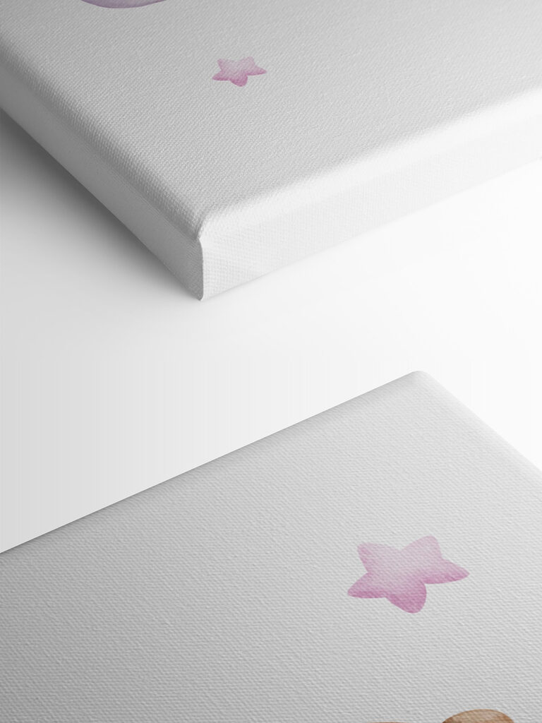 A teddy bear sitting on a cloud