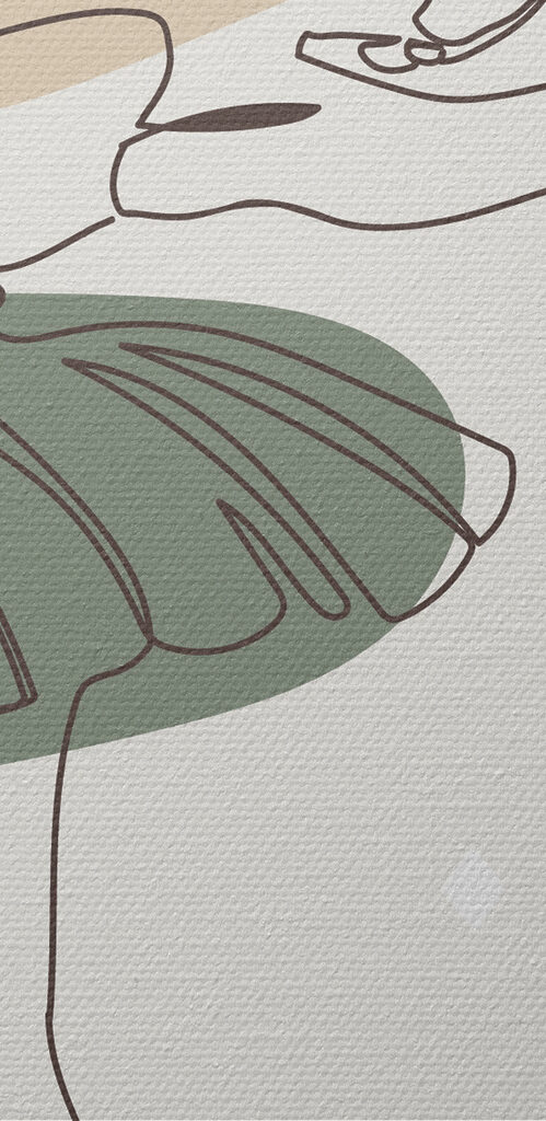 A drawing of a ballerina