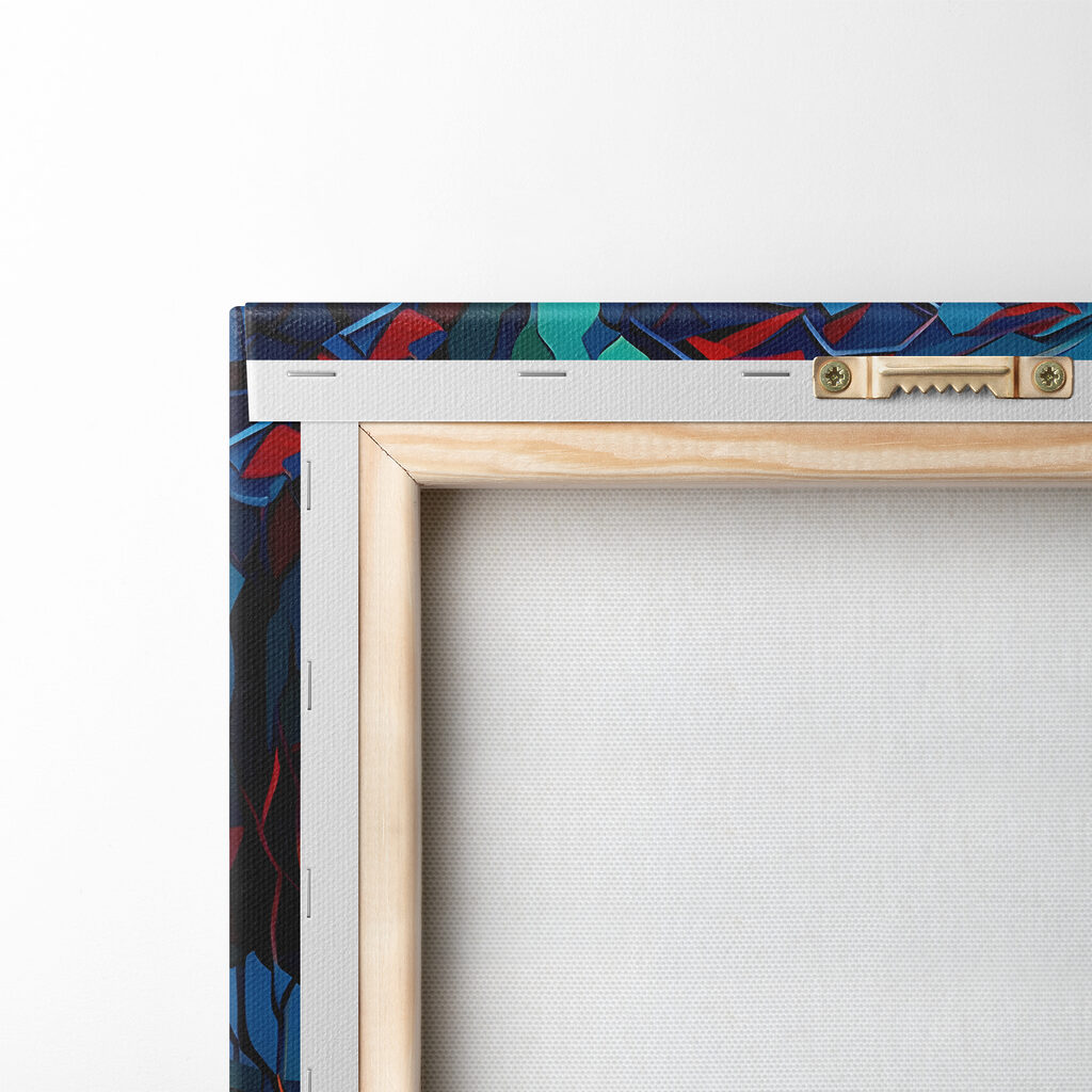 A colorful landscape with trees and a path