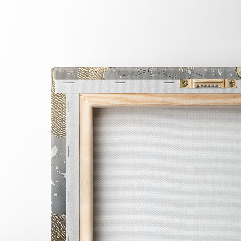 A painting of white flowers A painting of white flowers