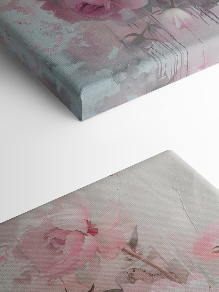 A bunch of pink flowers