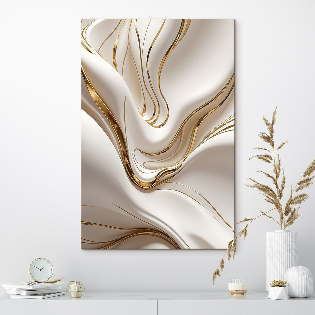 Elegant Swirls of Cream and Amber Elegant Swirls of Cream and Amber